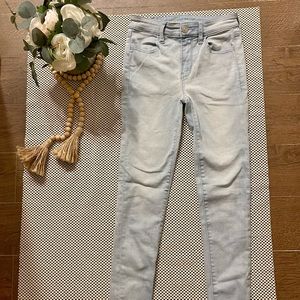 American Eagle Outfitters Next Level Stretch Hi-Rise Light Wash Jeggings Size 2